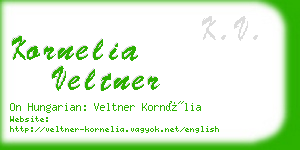kornelia veltner business card